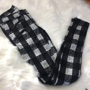Rag & Bone black and white checkered pants